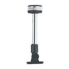SeaTec lanternemast i AISI 304 RF stål med LED, set fra siden