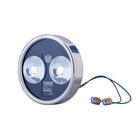 DHR LED insert til bådlygte, set forfra med lysudsendelse