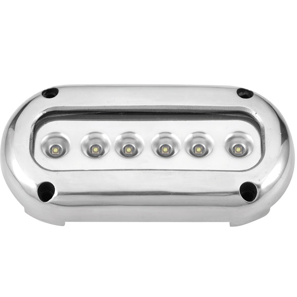 Undervandslys fra SeaTec monteret på bådens skrog