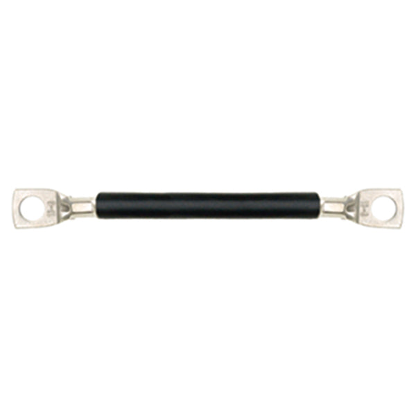 Oceanflex 1852 batterikabel sort med kabelsko, 0,5 meter lang