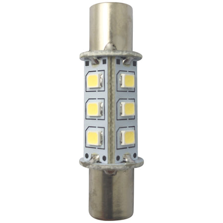 1852 LED lanterne pære set fra siden, viser dimensioner og design.