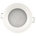 Casolux lampe i hvid aluminium, set forfra