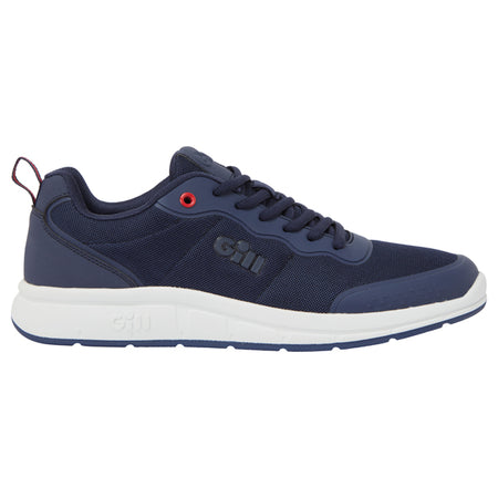 Gill, 941 Pursuit Trainer sko i navy farve, set fra siden.
