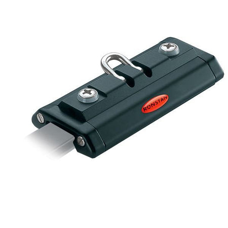 Ronstan skødevogn 125mm serie 22, set fra siden med skudender monteret.