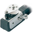 Ronstan endekontrol med blok 19 mm skinne set fra siden