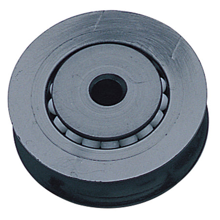 Ronstan skive med kugleleje set fra siden, perfekt til bådudstyr.
