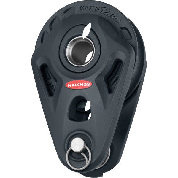 Ronstan mast fodblok, 8mm splitblot, set fra siden