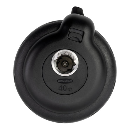 Sidevisning af Ronstan spil 40 QT Orbit, der viser selvtailing funktion