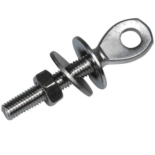 1852 øjebolt Ø6,5mm set forfra med tydelige dimensioner