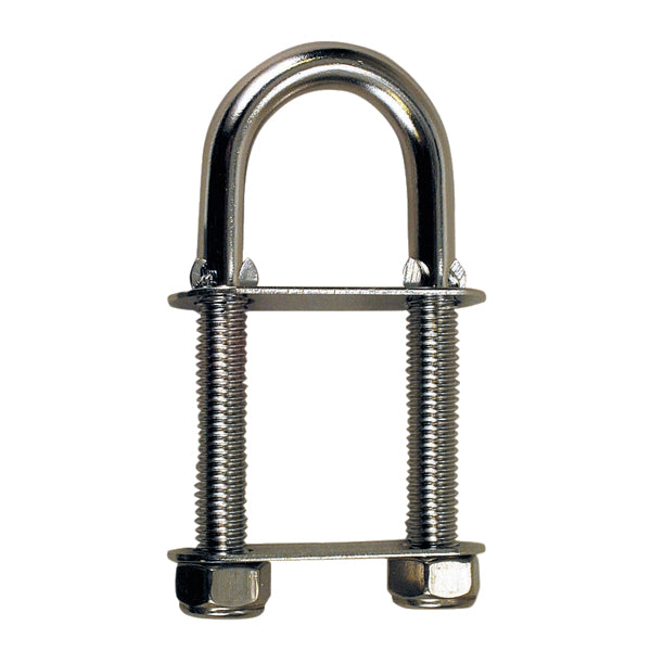 Roca stævnøje RF 80x32mm M8 set fra siden, klar til installation på båden.