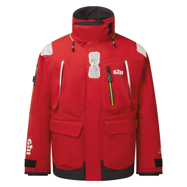 Gill OS14J Ocean jakke i rød set forfra