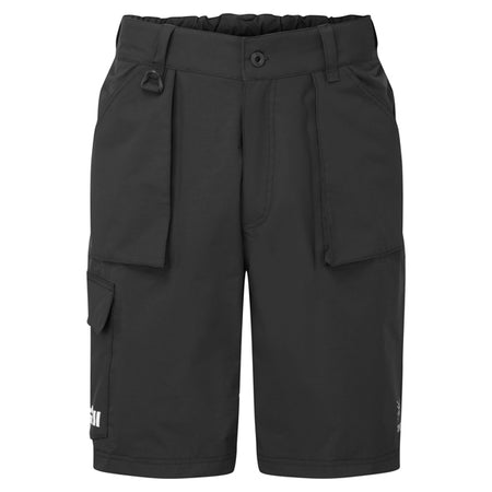 Gill OS33SH Coastal Shorts i sort, set forfra med detaljeret syning