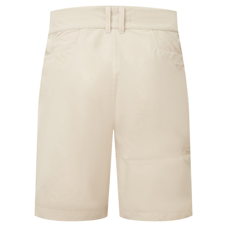 Gill UV Stretch shorts i khaki, set bagfra med fokus på pasform.
