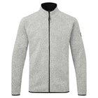 Gill fleece jakke i grå, set forfra.