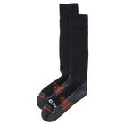Gill 764 boot sock i sort, vist fra siden med fokus på materialet