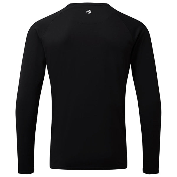 Bagudbillede af Gill UV Tec T-shirt i sort, afslappet pasform