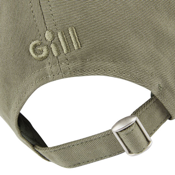 Sejler cap fra Gill, oliven grøn, brugt under sejlads