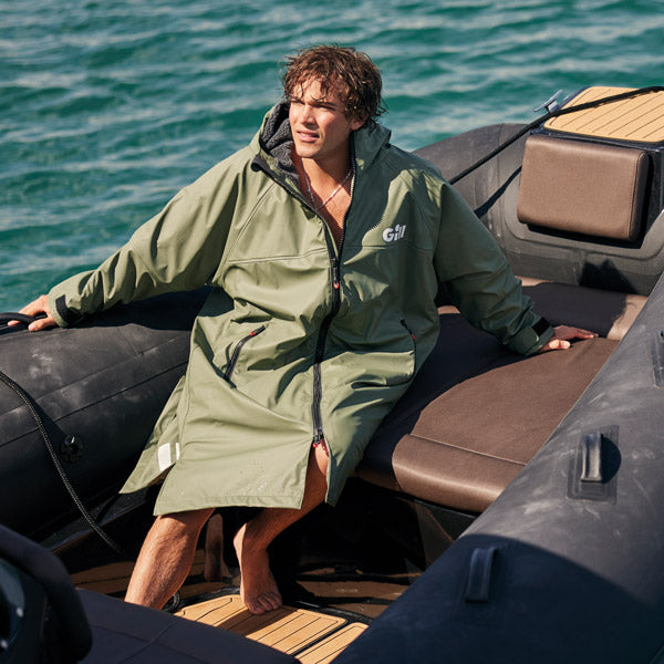 Detalje af hætten på Gill Aqua Parka jakke