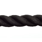 Robline Rapallo ankertov i sort farve, spiralformet og med 70 meter længde.