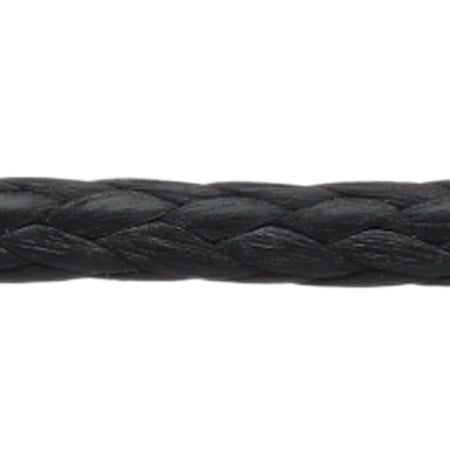 Robline Ocean All Color 4mm sort skøde-/faldtov rullet op i en spiral