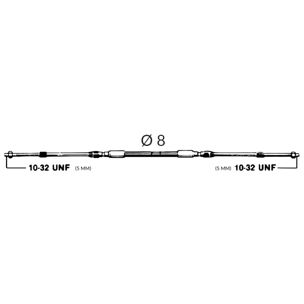 Oversigt over Ultraflex kontrolkabel czero i marinekontekst