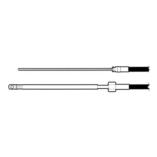 Ultraflex styrekabel M66, detaljeret udsigt af kablet og forbindelsen.