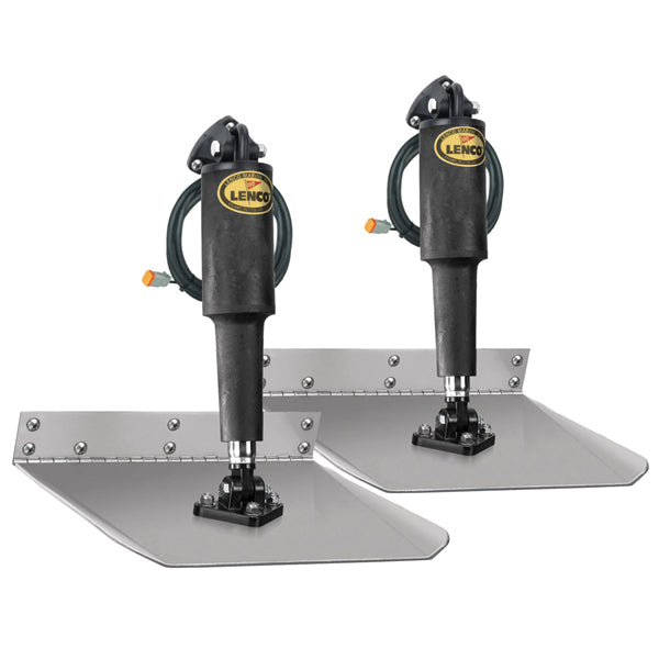 Lenco trimplaner sæt 12x12" set forfra med monteringspunkter