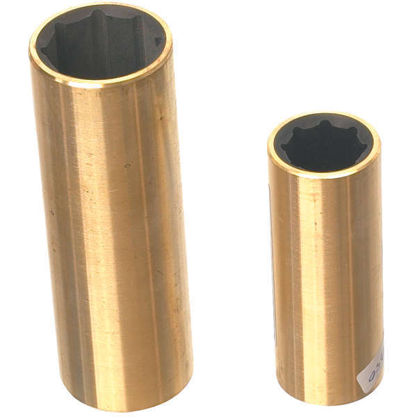 SeaTec gummileje set fra siden med mål 55 x 75 x 220mm