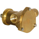 Jabsco impeller pumpe set fra siden med tilslutningspunkter synlige