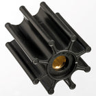Jabsco impeller 17018-0001B set fra siden med målene angivet