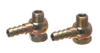 SeaTec vinkel fittings sæt til 10 mm rør, præsenteret på hvid baggrund