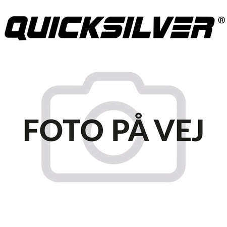 Quicksilver oliefilter set fra siden med detaljeret design.