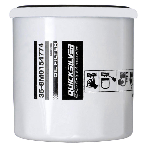 Oliefilter fra Quicksilver i 20-mikron klar til installation