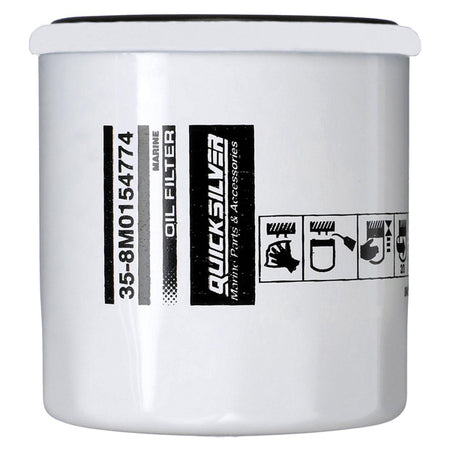 Oliefilter fra Quicksilver i 20-mikron klar til installation