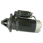Quicksilver 12-volt starter, set forfra med monteringspunkter synlige
