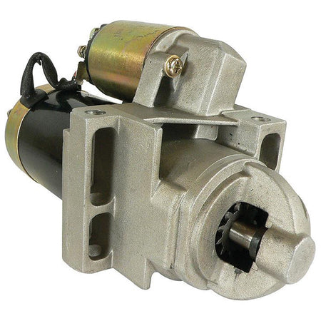 Quicksilver 12-volt starter set forfra med monteringspunkter