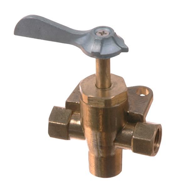 SeaTec brændstofshane set forfra med tilslutninger