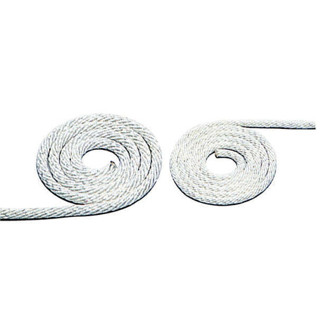 Hvid nylon startsnor fra SeaTec, 100 meter, Ø4mm