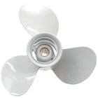 Propel 9 1/4" x 10" fra Polastorm til Evinrude og Johnson motorer set fra siden.