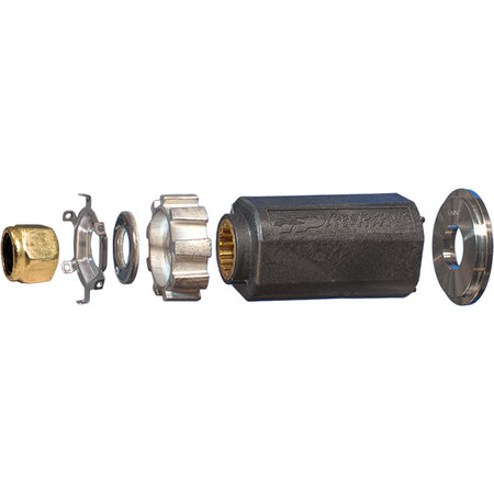 Turning Point Super Duty nav set fra siden, klar til montering på båd.