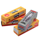 NGK tændrør LKR6E-9N set fra siden med detaljeret design