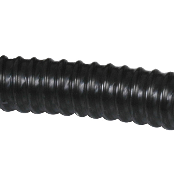 SeaTec spiralsugeslange i sort 20mm, 3 meter lang, vist i produktpræsentation.