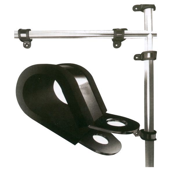 SeaTec slangeholder set forfra med 20mm diameter og 40mm længde.