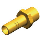 Whale adapter i messing til 1/2''-15 mm tilslutning, vises fra siden