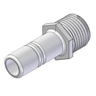 Whale adapter 1/2" han med 15mm slangestuds set fra siden.