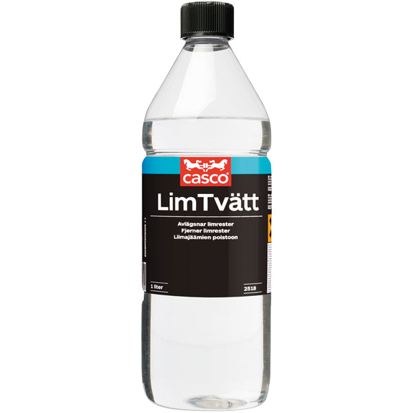 Casco Limfjerner 1 liter i en transparent flaske med et simpelt design.