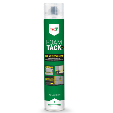 Tec7 foamtrack pro klæbeskum i sprayflaske, klar til brug.