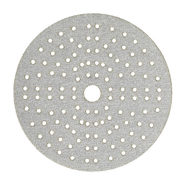 Mirka Iridium slib rondel 150mm set forfra med synlige huller