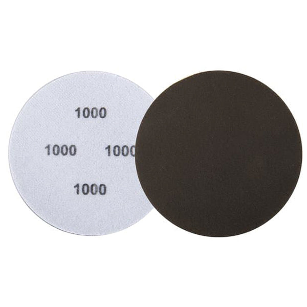 SeaTec, Klingspor sliberondel med skum Ø150mm P1000 10 stk