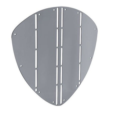SeaTec stævn beskytter 350x345mm monteret på båd, set forfra.